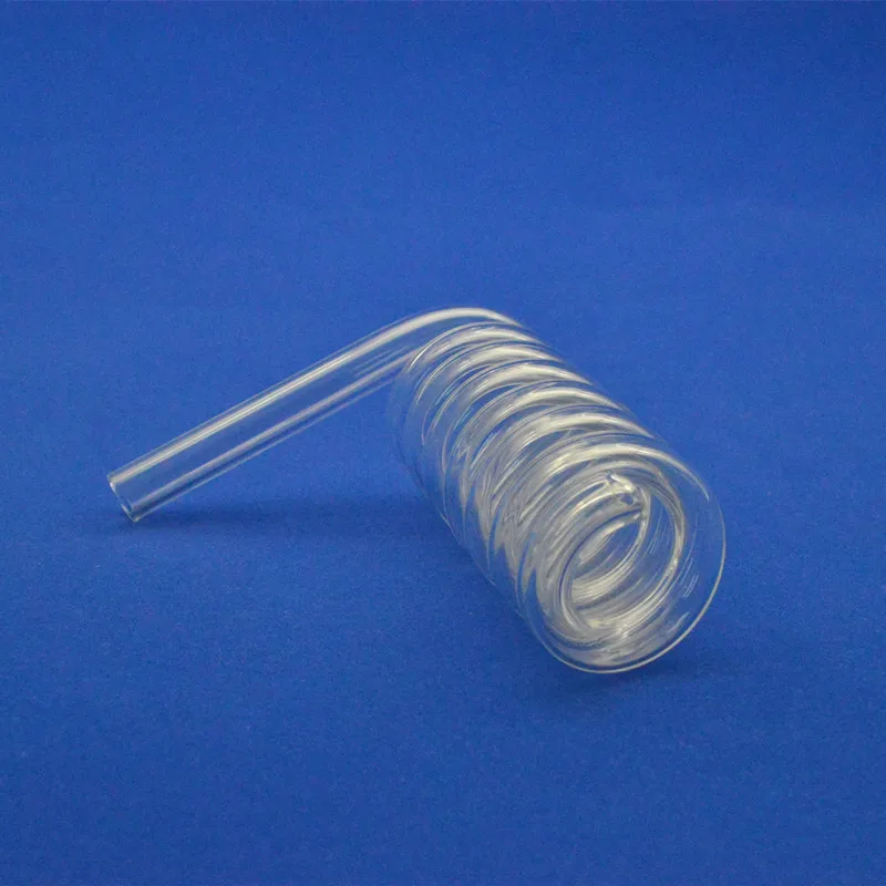 HF Factory Wholesale Customized Sprial Quartz Tubes