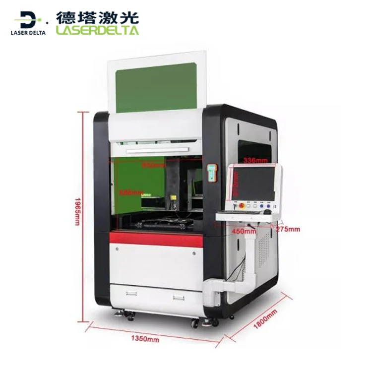 Small Laser Cutting Machine Optical Fiber 1000W 1500W 3030 6060 Sealed Sheet Metal Industrial Laser Cutting Machine
