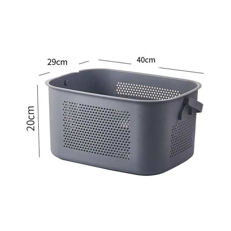 hot sales clothes storage basket Drain laundry basket Bathroom room dormitory bath basket indoor
