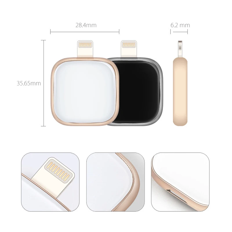 Customize logo IOS phone OTG usb flash drive 32gb 64gb 128gb memory disk for lightning and type-c smart phone