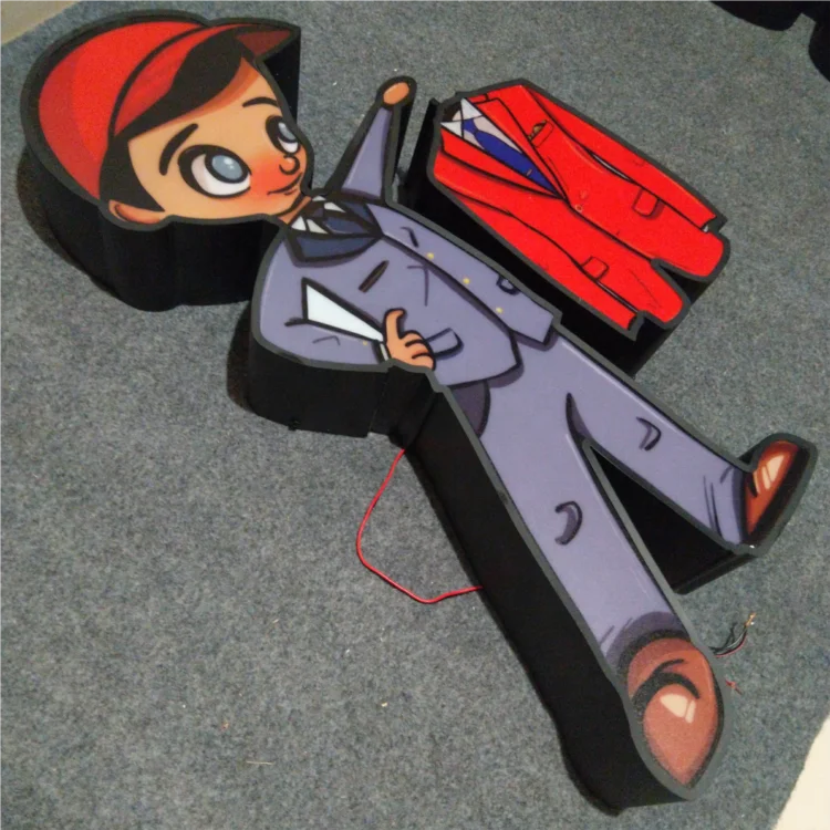 Waterproof Led Illuminated Outdoor Light Channel Store Front Led Signs