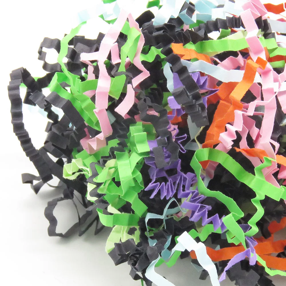 gift box packing pets digging box craft filling bulk mixed colors cardboard crinkle shredded paper