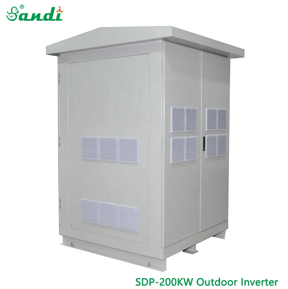 Sandi 200KW инвертор с автономной сеткой 3 фазы 480 В чистый синусоидальный сертификатами UL1741/CSA