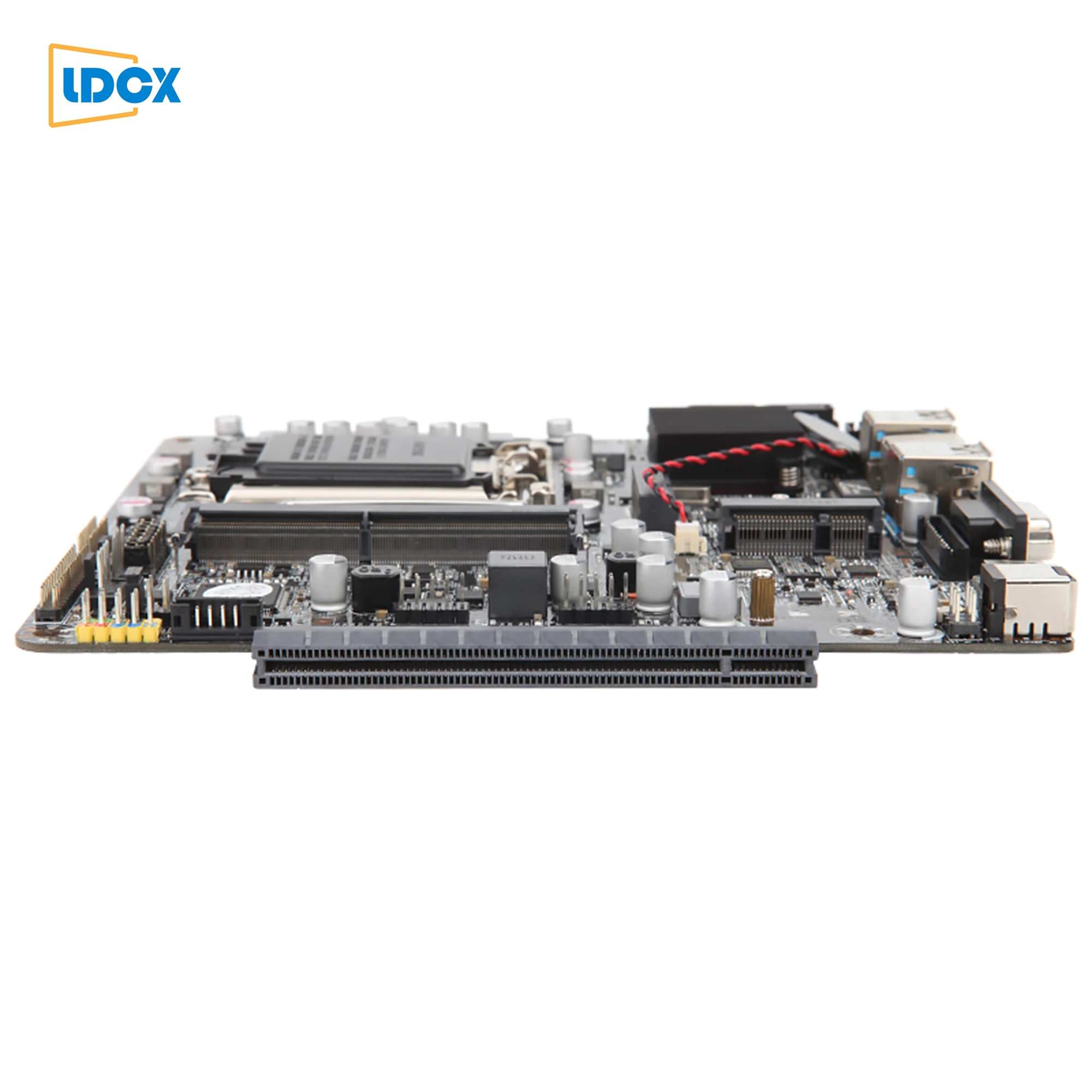 
LDCX H110 is suitable for Intel 8 CPU side plug PCIE LVDS DC12V DDR4 thinitx motherboard 