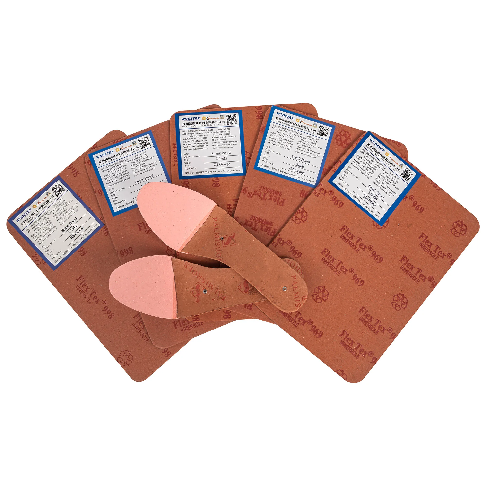 Factory Manufacture Price Paper Board Sheet for Footwear Making Shank Board for Woman Shoes