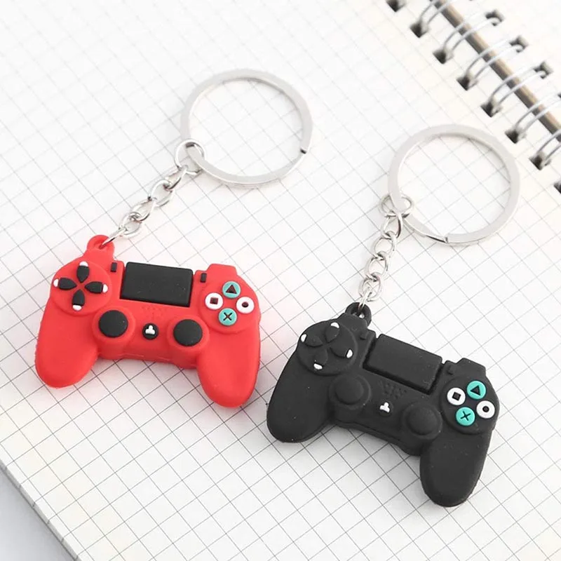 1PCS Silicone Case for PS4 Controller Small Gift Keychain Soft Rubber Gamepad for Sony Playstation 4 Slim Pro Joystick accessory