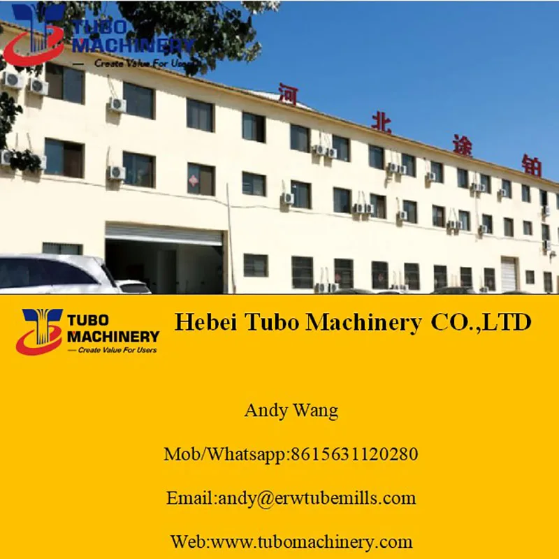 China Construction Rectangular metal tube rolling machine