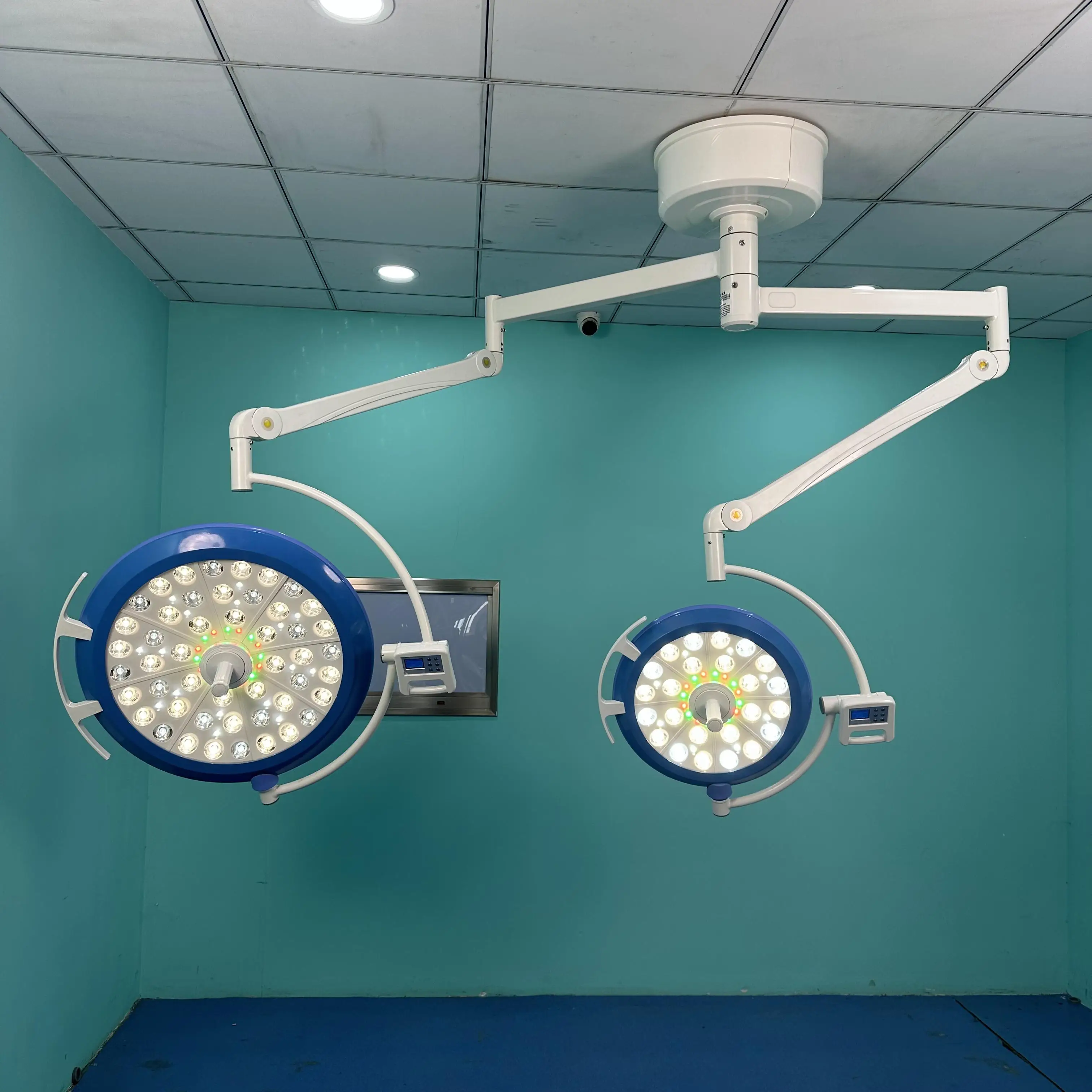 LTSL45 New Arrival Double Big Bulbs Medical Lamp Shadowless Ceiling Light Surgical LED Operation Lamp