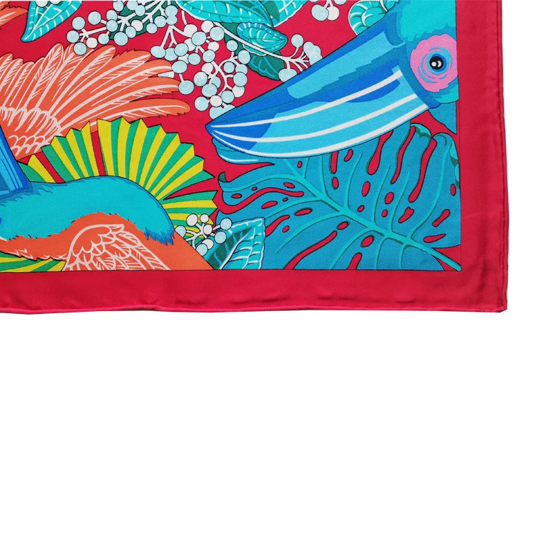 Luxury Woman Silk Scarves 100% Mulberry Silk Scarf