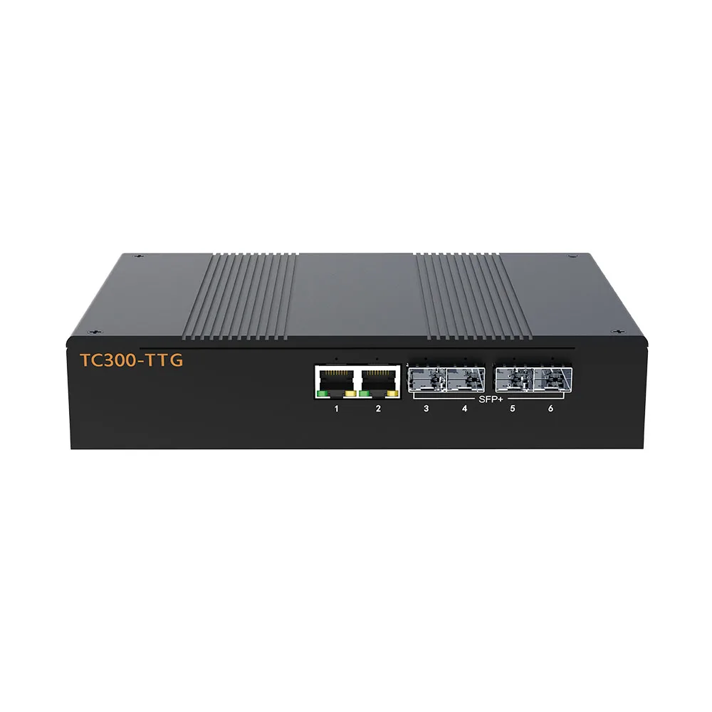 TC300-TTG fanless mini pc C3000 Edge Server for Security and IoT