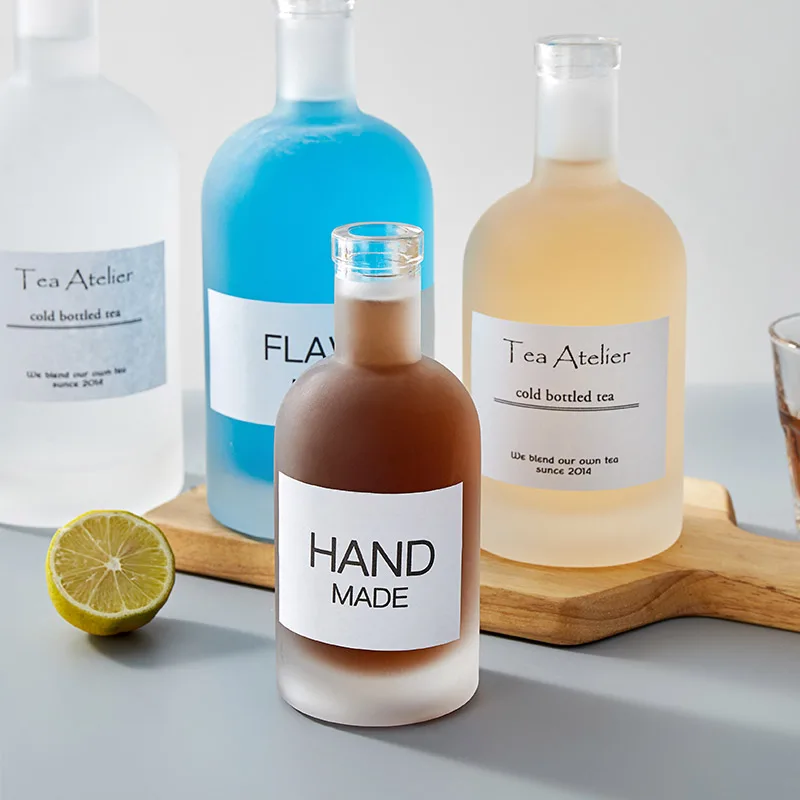 wholesale small liquor bottles with cork nordic bottles 750ml 375ml 200ml 500ml liquor bottle manufacturer