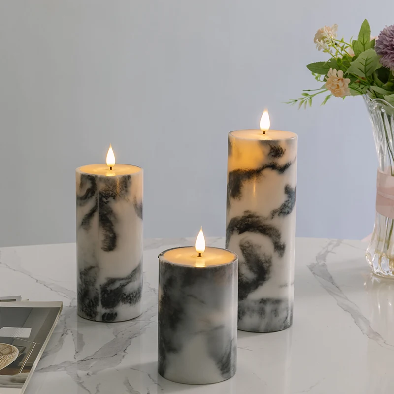 Fireless Eternal Candle  Chinese Factory High-quality 58 degree Fully Refined paraffin Wax professional candle led  moving flame