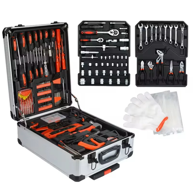 499 pcs Bit Socket set Trolley Household Hand Hardware Tools Socket Set Car Repair Tool Kit
