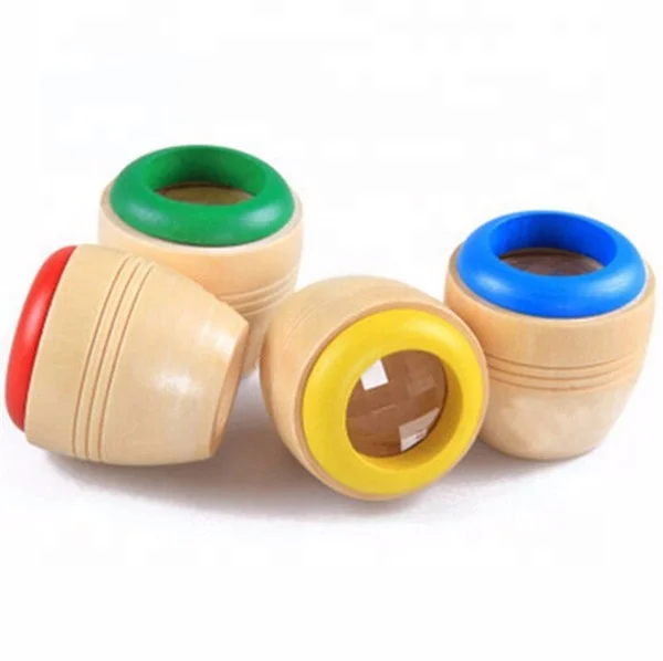 Wholesale mini wooden kids kaleidoscope wholesale