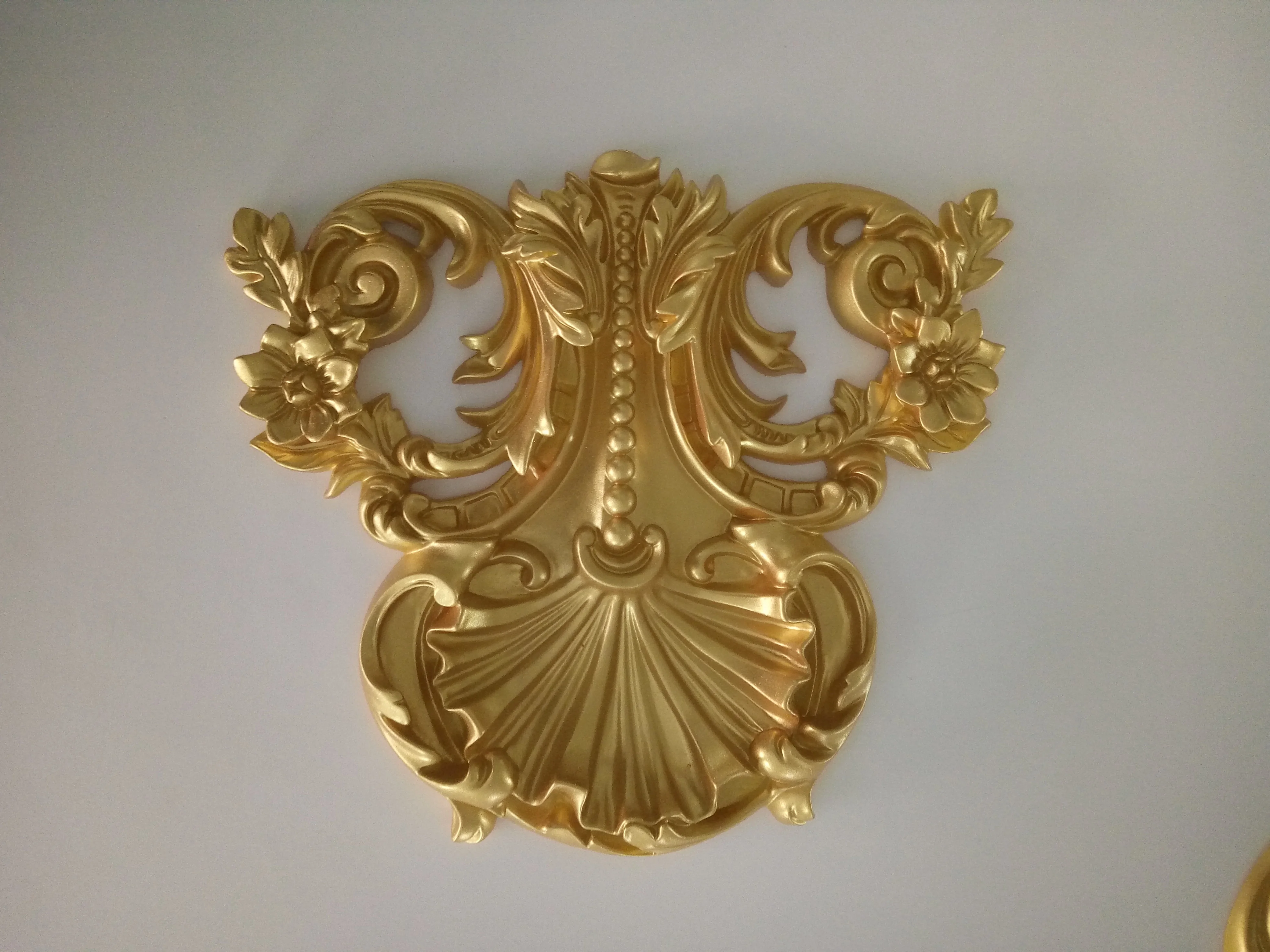 
High density polyurethane PU foam decorative onlays decorative veneer accessory manufactory 