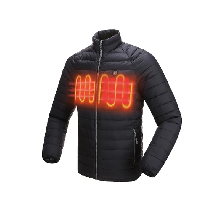MIDIAN CHINESE MANUFACTURER Heated down puffer jacket  battery HEATED down jacket Heated down COAT