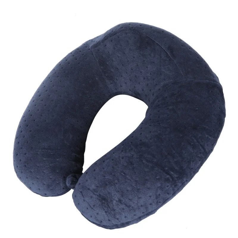 Customized Personalized Car Memory Foam Camping Airplane Neck Travel U Shape Pillow