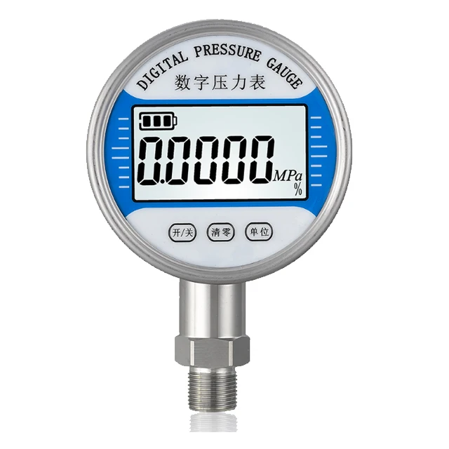Stainless steel seismic pressure gauge