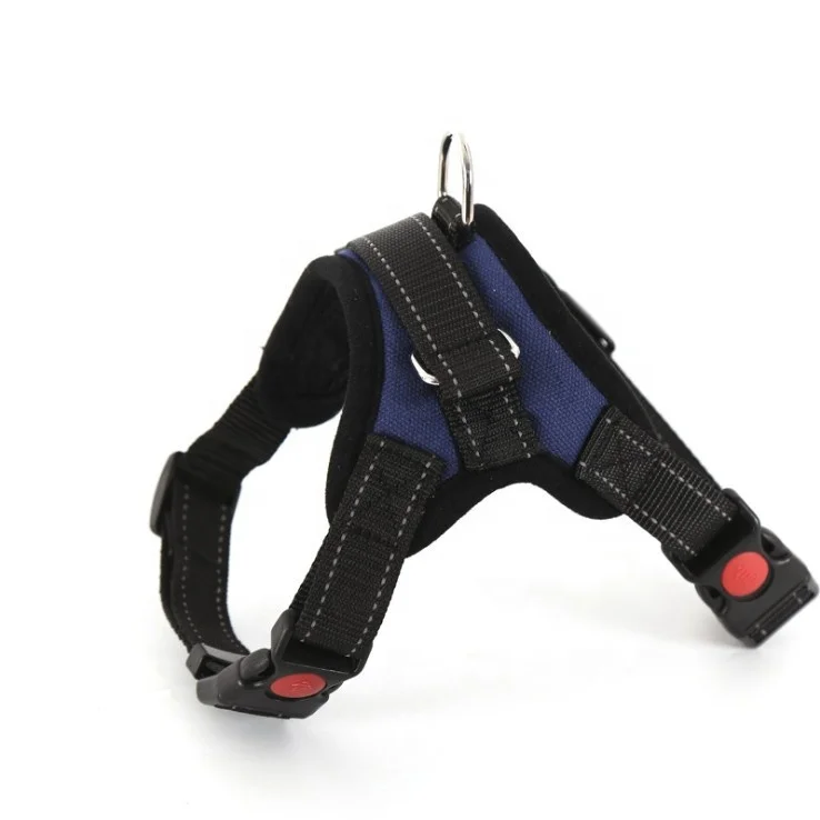 Custom Logo Designer High-end Firm Soft Nylon Chain No Pull Pet Dog Body Lift Bling Harness with Leash vest Easy Walking