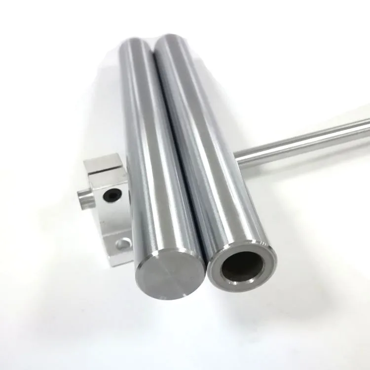 SUJ2 bearing steel hollow shaft dia12 hard Chrome shaft rod for cnc machines