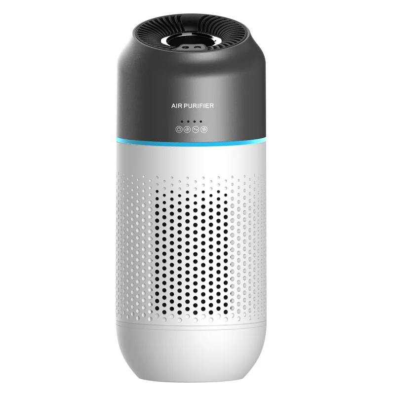 MYVOES 2020 NEW ARRIVAL  smoke removal portable auto sensor smart hepa filter car air purifier with usb