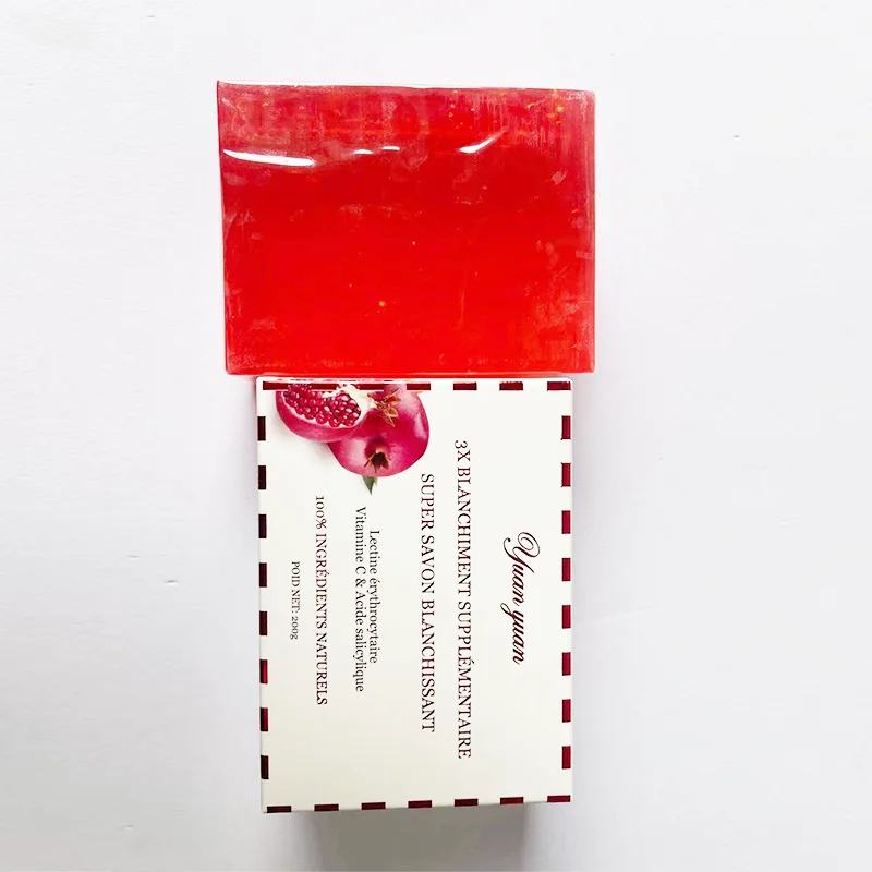 Hot sell  west African arbutin Vitamin C salicylic acid guava 24K extra Whitening soap