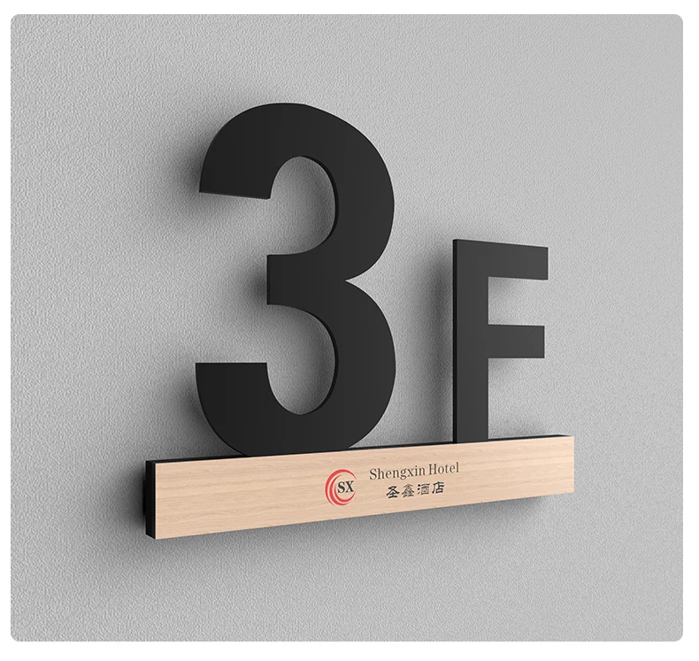 House Numbers Sign  New High Quality Metal aluminum House Numbers Made In China