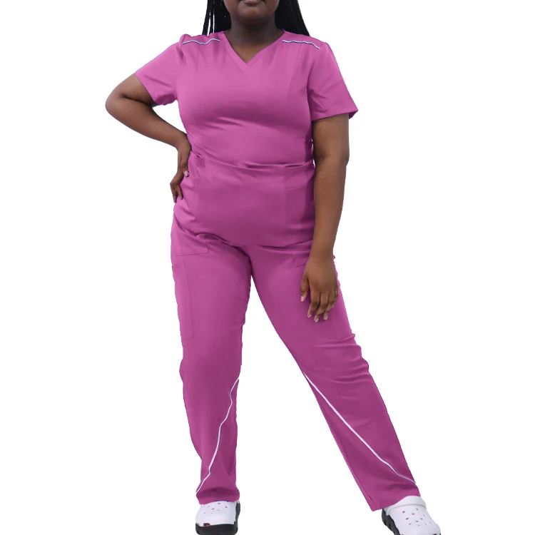 
 Factory professional nurse scrubs fashion plus size medico scrubs hospital uniforms nursing  