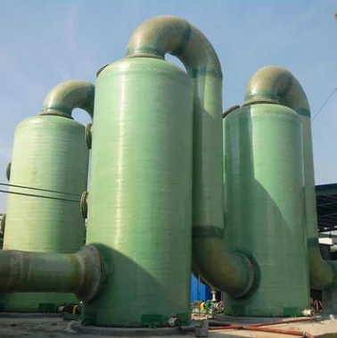 Башенный газовый скруббер из стеклопластика для очистки от мокрого распыления