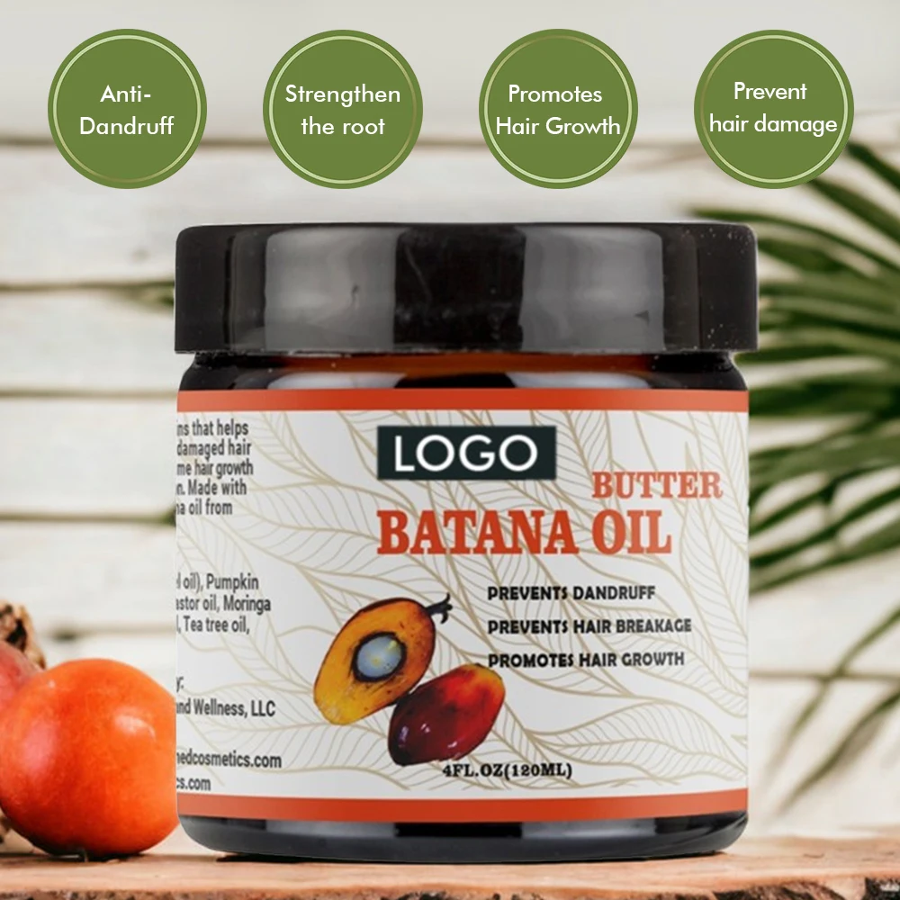Private Label Men And Women Prevent Hair Loss Regrowth Scalp Oil Stronger Thickening Batana Oil Hair Butter For Growth