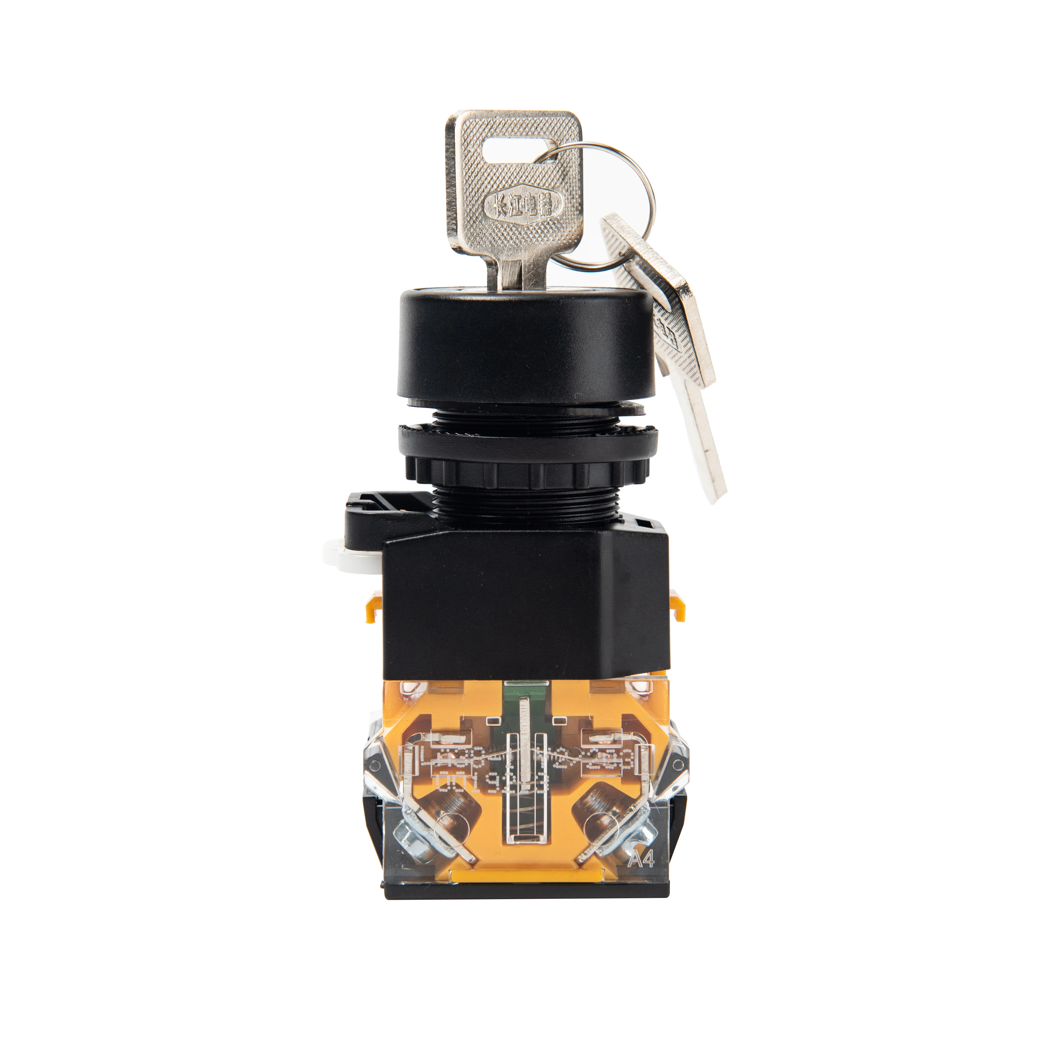 Manufacturer  LA38 series 22mm 3position momentary contact key switch