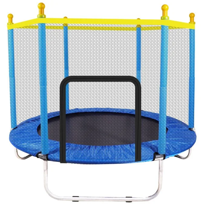 Fast Delivery Competitive Price Children Solid Color Trampoline Jumping Bed Children Trampoline With Net