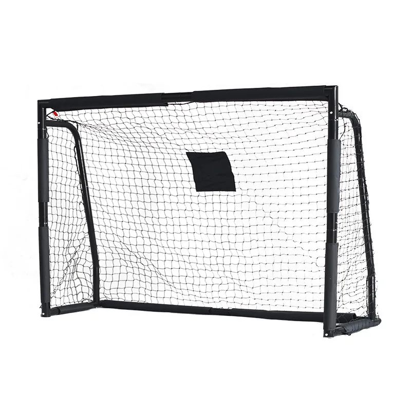 Collapsable Soccer Goal Metal Aluminum Folding Portable Foldable Kid Football Gate Post with metal frame