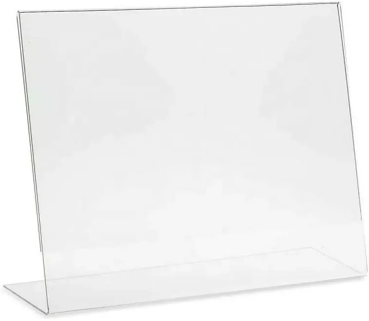 6x4 Transparent Multipurpose Durable Inclined Plane Acrylic Display Stands