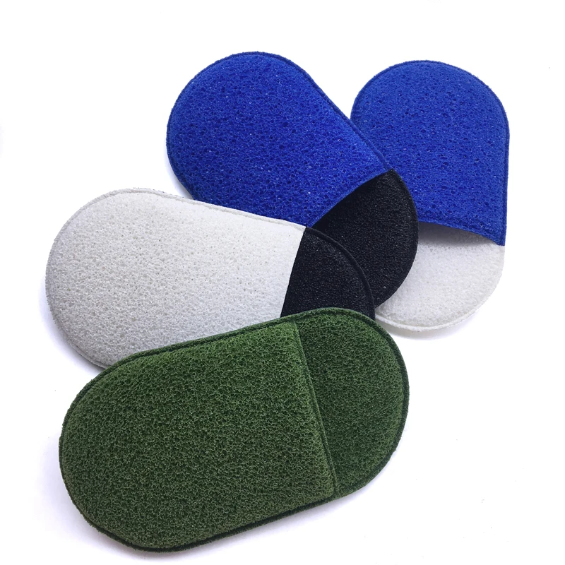 2020 New Arrivals waterdrop/slipper shaped Glove Magic Face Wash Cleansing Sponge makeup remover pad reusable