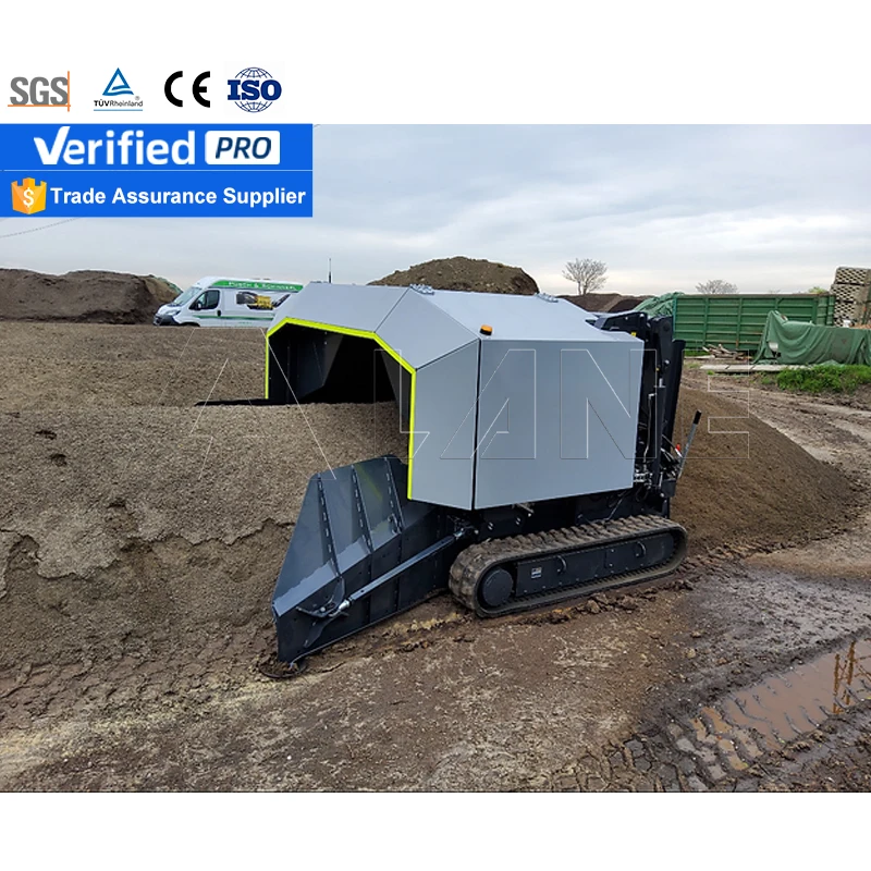 LANE Rabbit Manure Aerated Compost 2000L Self-Operating Compost Turner Compost Turner Machine Tractor