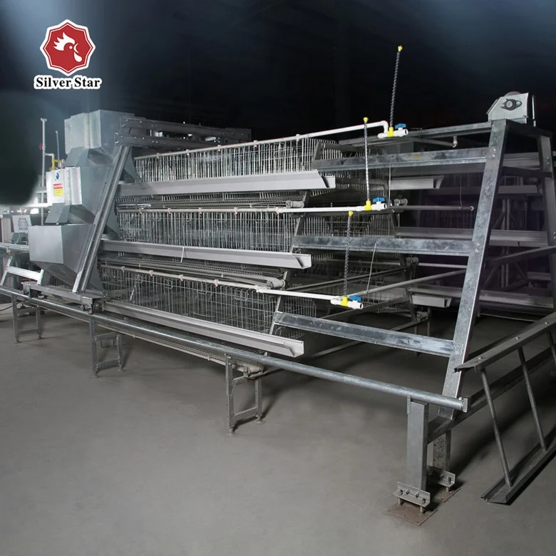 Poultry farm galvanized battery cages for egg layers.jpg