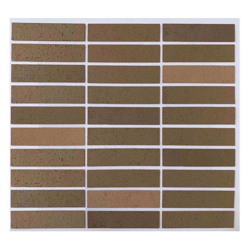 24 In 1 Combined Brick Flexible Clay Tile Professional Supplier Support Fast Install Fireproof Extrior wall Ceramic Bricks