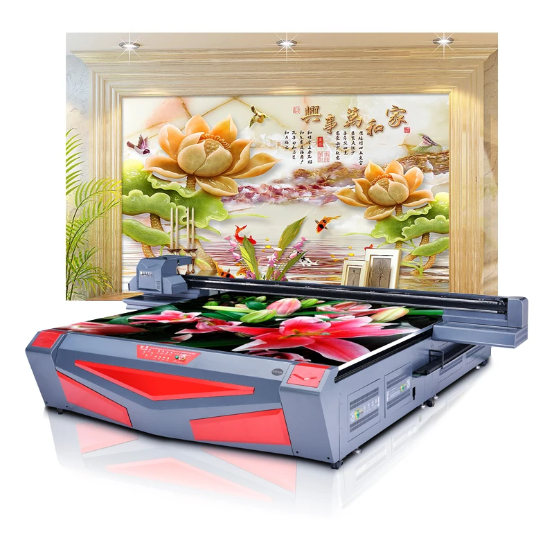 large format u customize glass tool  printing machine glass Door pannelled uv printer