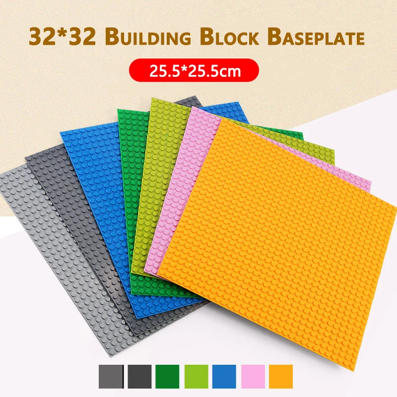 Совместимый с мелкими частицами 32x32 DIY строительный блок Базовая пластина Сборка фигурка игрушечные опорные пластины