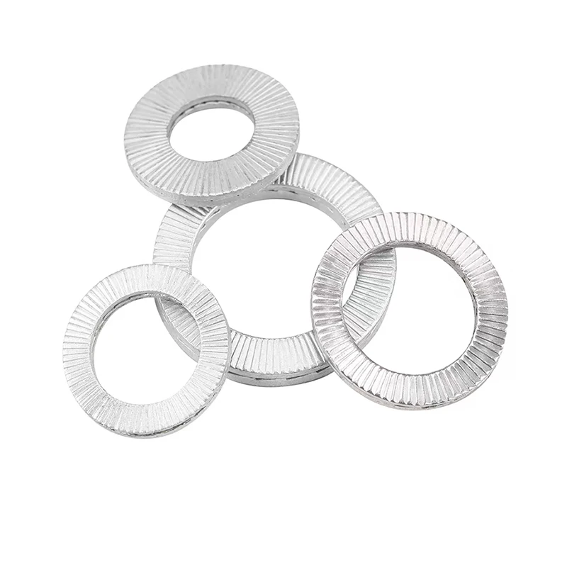 DIN25201 Double stack non-slip self-locking anti-loose washer  embedded locking gasket