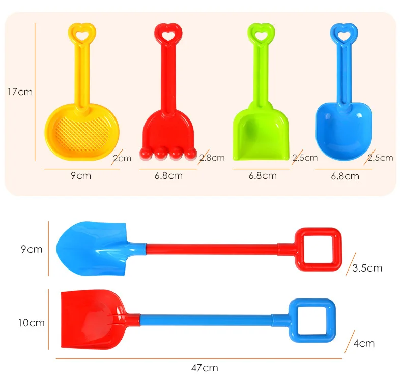 Tryme Beach Sand Molds Toys for Kids, Sandbox Toys with Animals, Sand Tools Compatible with Molding Clay and Play Sand