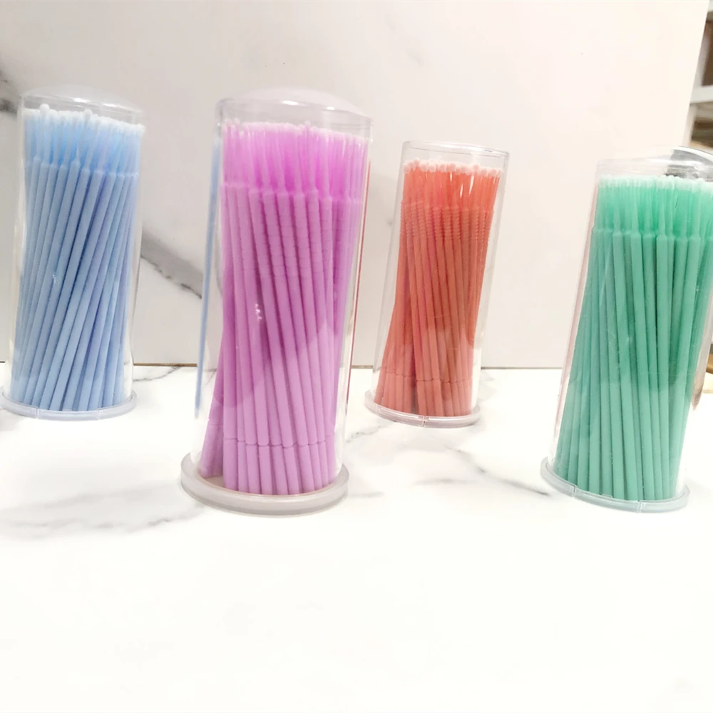 Micro Disposable Eyelash Extension Makeup Brushes Individual Applicators Mascara Removing Tools