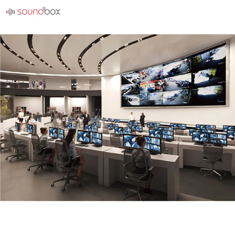 Soundbox moisture proof acoustic wall panel construction material white flame retardant ceiling material