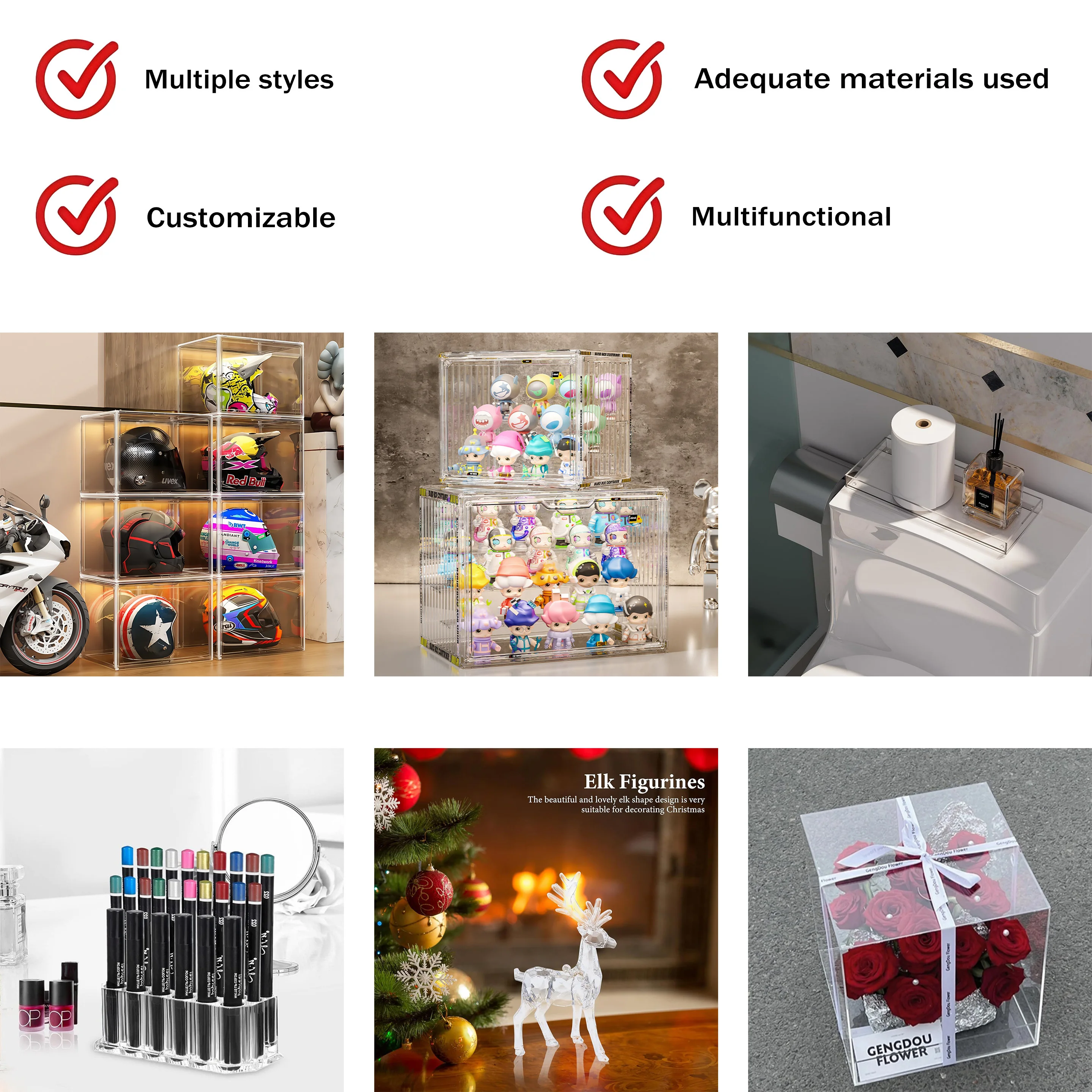 Acrylic Picture Frames Thickness Magnetic Transparent Standing Clear Acrylic Photo Frame Picture Frame