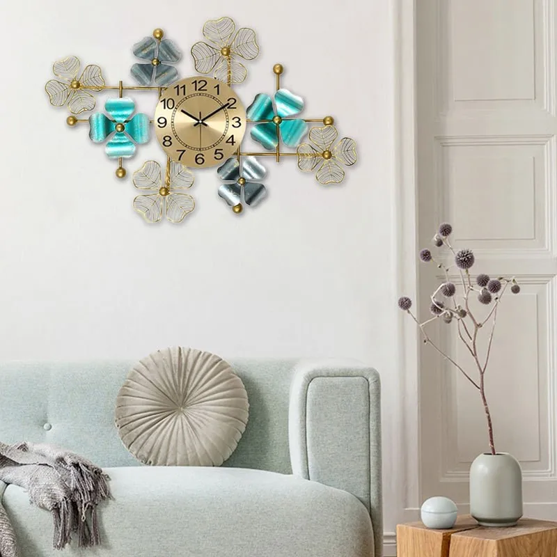 European style home fashion creative clock living room luxury atmosphere art wall clock restaurant clock personality wall watch