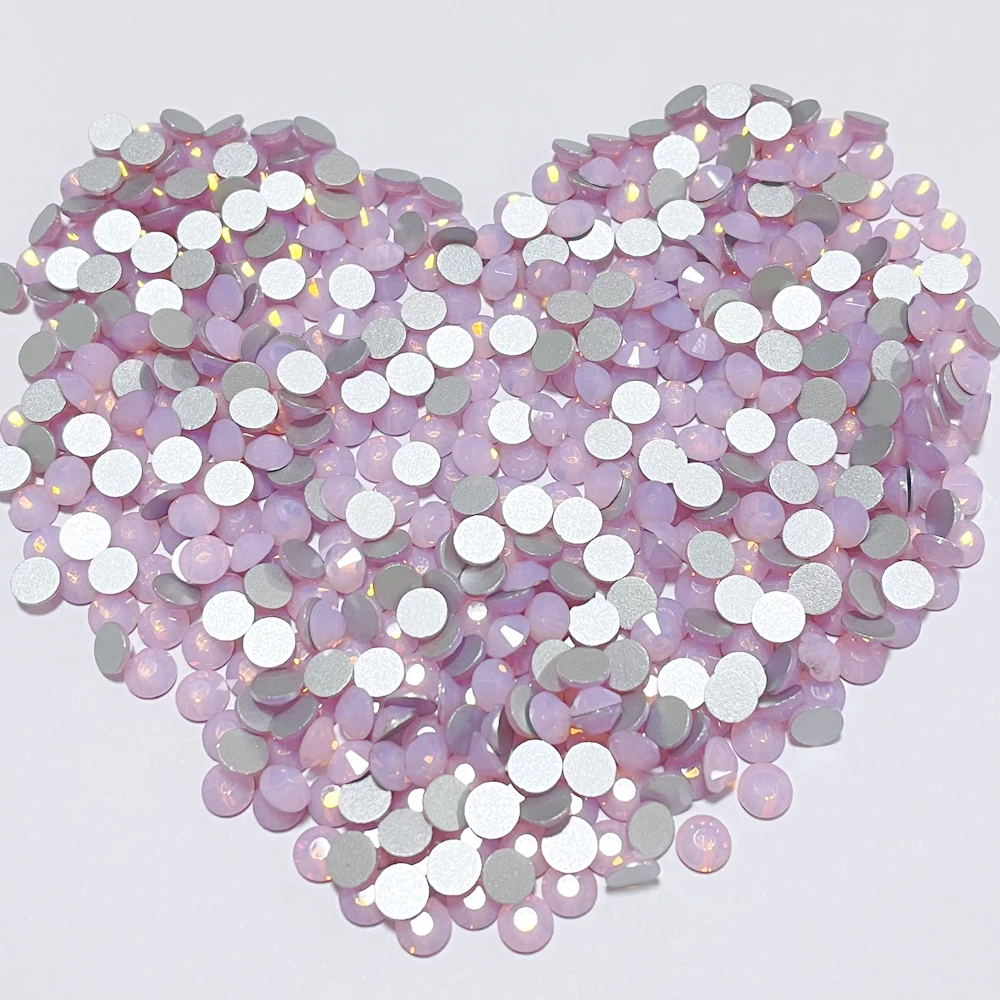 Rhinestones Dresses Stone Glass Womens Shoes Opal Crystal Yiwu Factory Low Non Hot Fix Pink Whole Sale Market 2 Bag 12 Lead Free