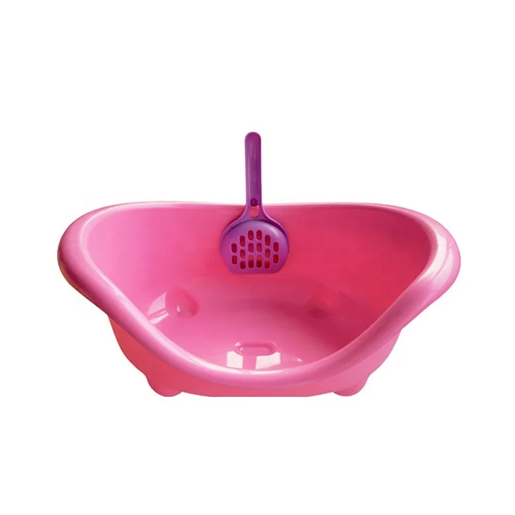 
Pet Clean Up Products Plastic Large Space Training Self Cleaning Cat Toilet Cat Litter Box Cat Automatic Toilet 