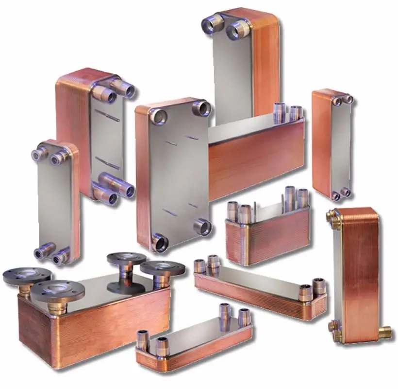 Brazed plate heat exchanger for heating/Special brazed heat exchanger for high-temperature steam