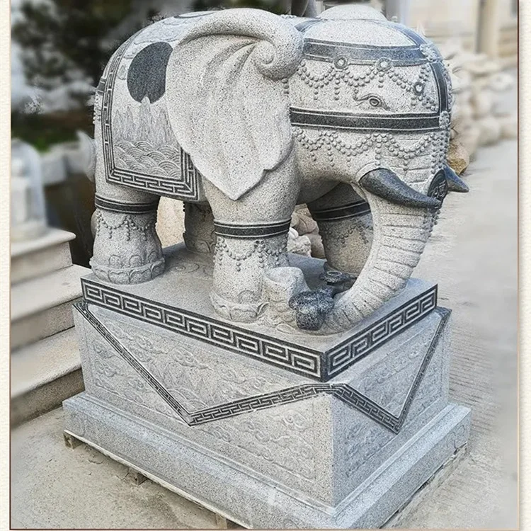 Carved flying and jumping pose horse statue sculptures